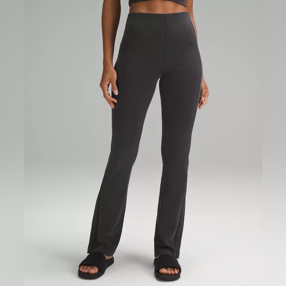 Lululemon Ribbed Softstreme Zip-Leg High-Rise Pant 4